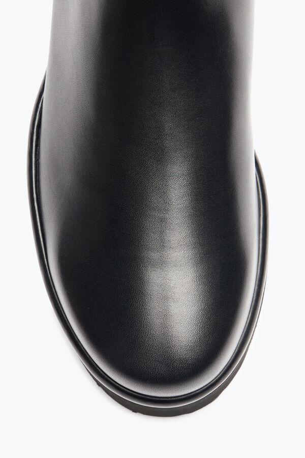joyas de enebro negro y plata biker boot 45 rene caovilla
