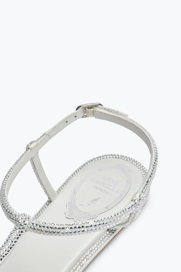 joyas diana cristal de marfil sandalia 10 rene caovilla