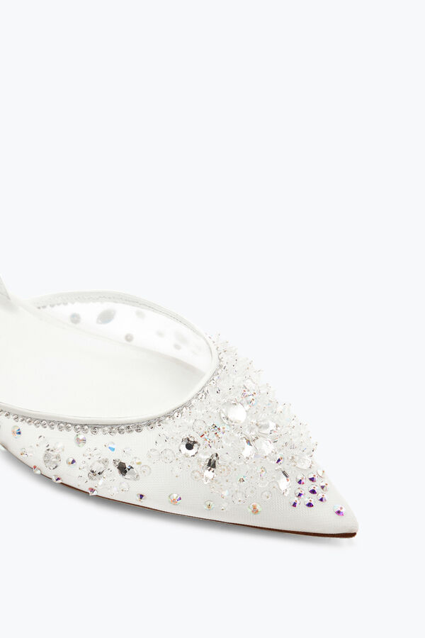 joyas de cenicienta blanca slingback 10 rene caovilla
