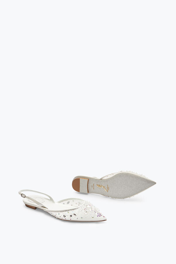 joyas de cenicienta blanca slingback 10 rene caovilla