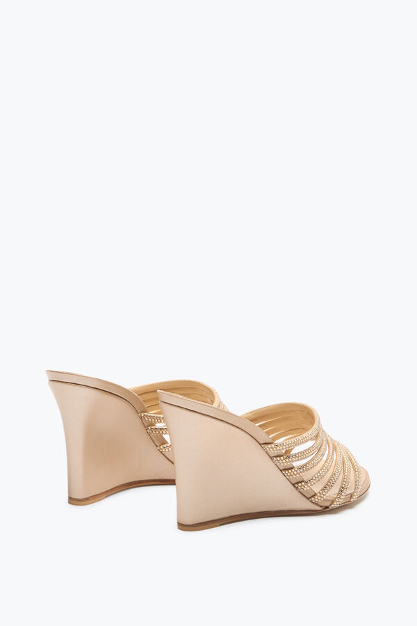 joyas guarnición completa powder pink mule 80 rene caovilla