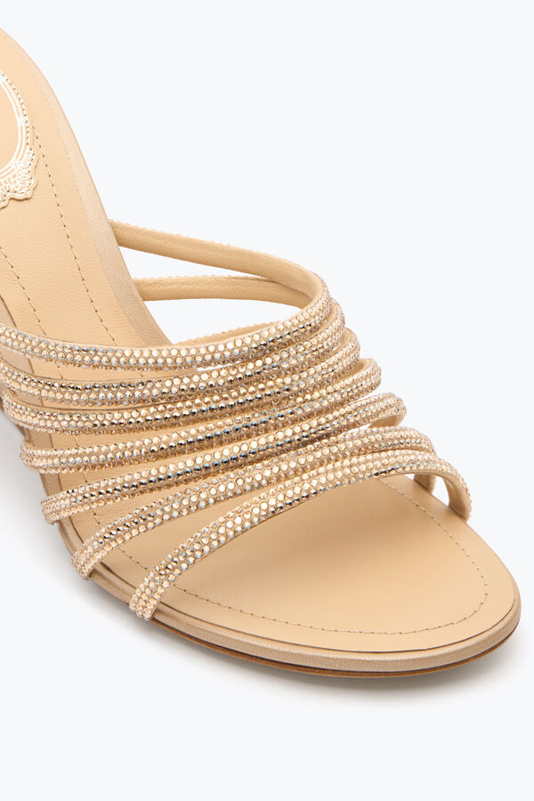 joyas guarnición completa powder pink mule 80 rene caovilla