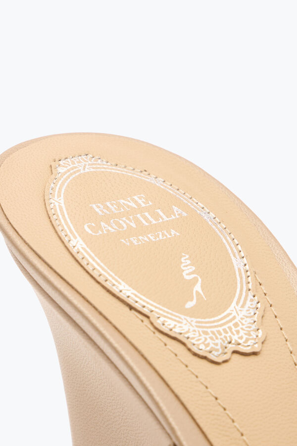 joyas guarnición completa powder pink mule 80 rene caovilla