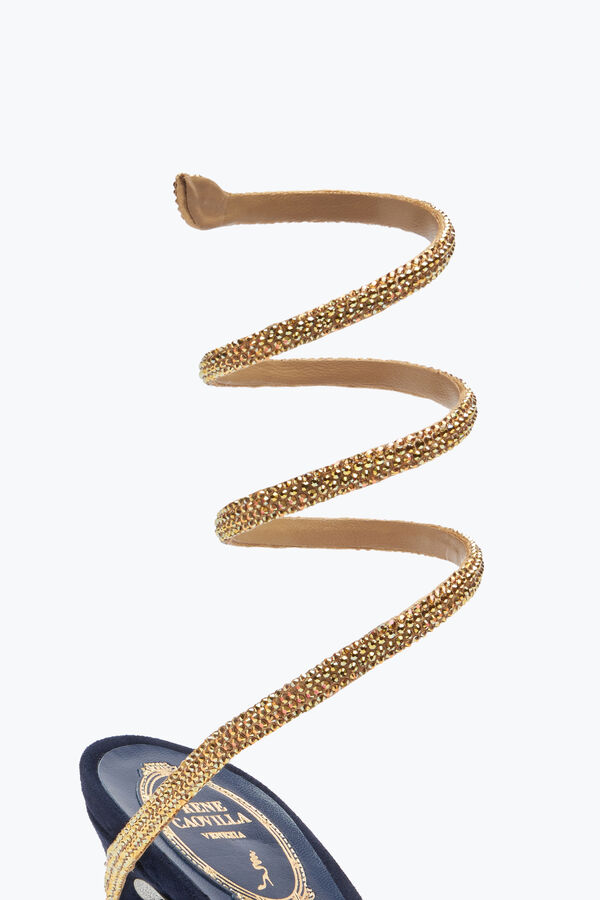 joyas margot azul profundo slingback bomba 105 rene caovilla