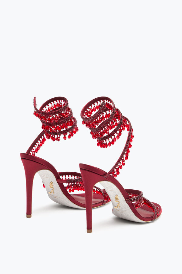 joyas araÑa de borgoÑa sandalia 105 rene caovilla