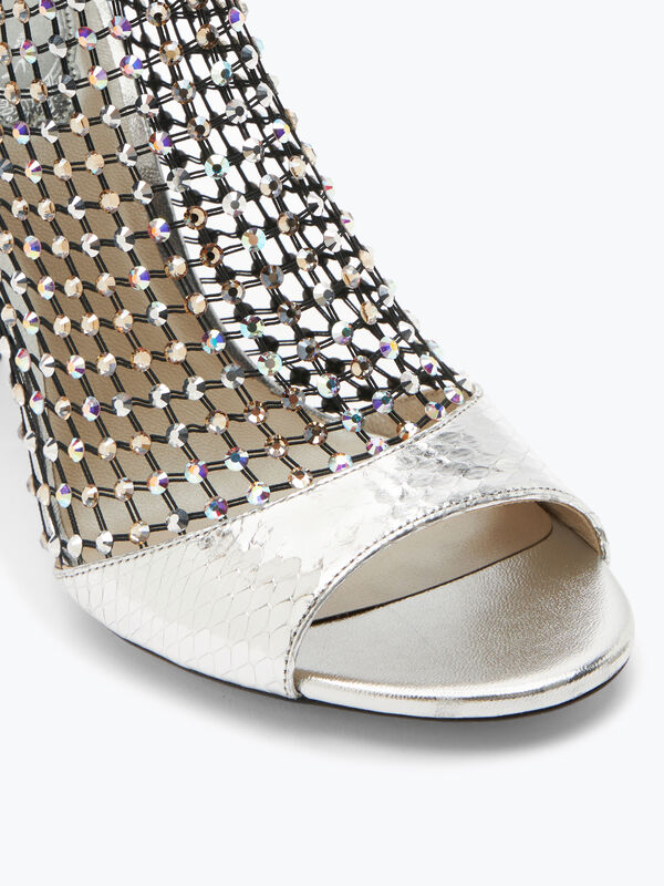 joyas galaxia de plata de la sandalia 105 rene caovilla