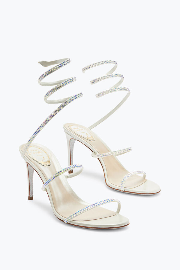 joyas de raso sandalias joya cleo rene caovilla