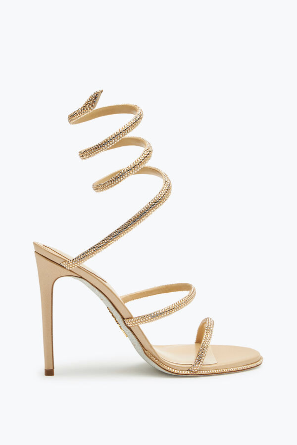 joyas cleo de oro de la sandalia 105 rene caovilla