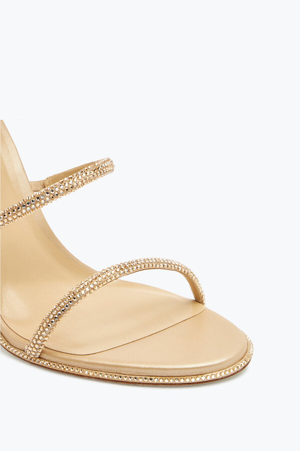 joyas cleo de oro de la sandalia 105 rene caovilla