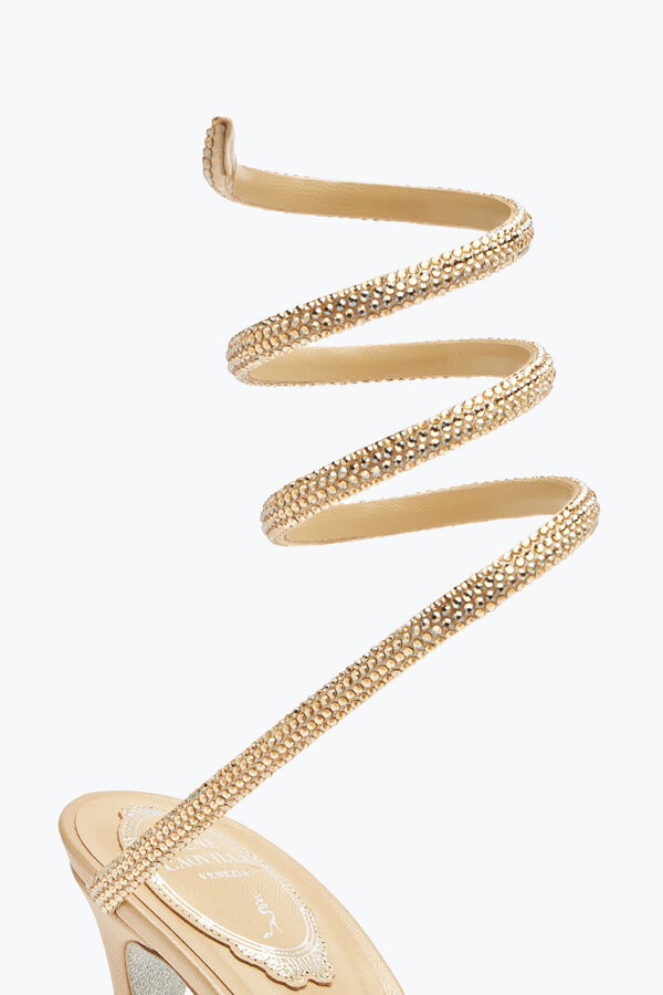 joyas cleo de oro de la sandalia 105 rene caovilla