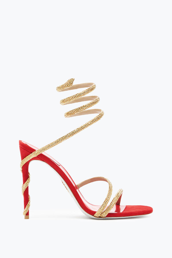 joyas margot joya roja sandalia 105 rene caovilla