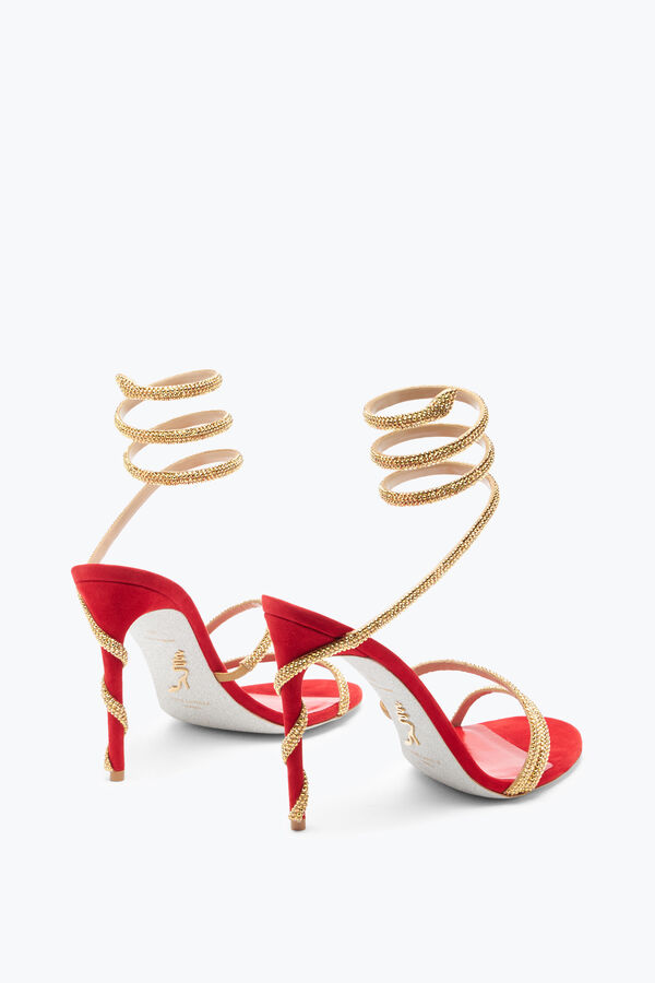 joyas margot joya roja sandalia 105 rene caovilla