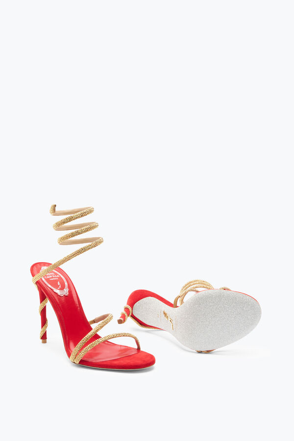 joyas margot joya roja sandalia 105 rene caovilla