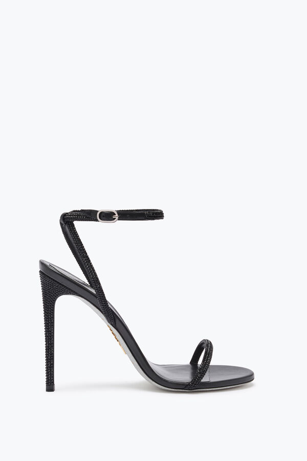 joyas ellabrita cristal negro sandalia 105 rene caovilla
