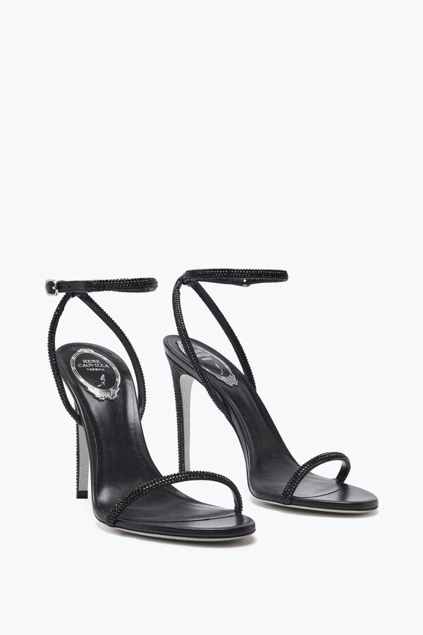 joyas ellabrita cristal negro sandalia 105 rene caovilla