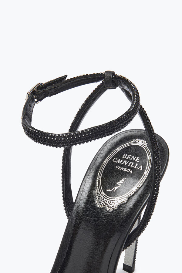 joyas ellabrita cristal negro sandalia 105 rene caovilla