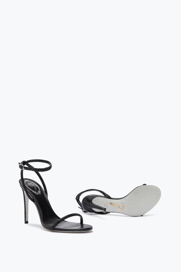 joyas ellabrita cristal negro sandalia 105 rene caovilla