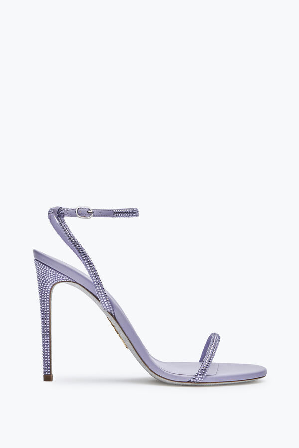 joyas ellabrita de cristal de lavanda sandalia 105 rene caovilla