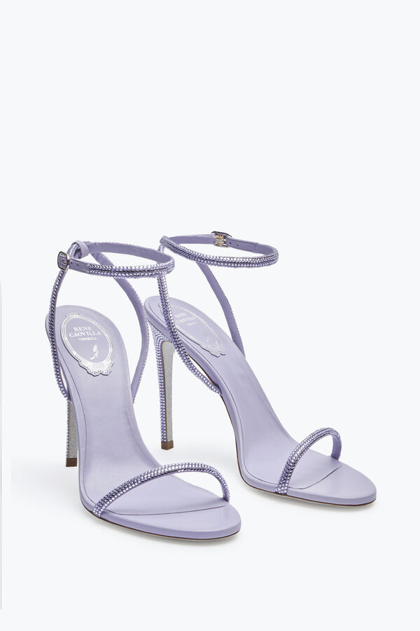 joyas ellabrita de cristal de lavanda sandalia 105 rene caovilla