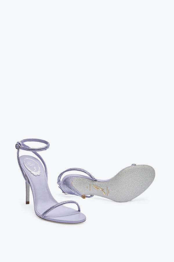 joyas ellabrita de cristal de lavanda sandalia 105 rene caovilla