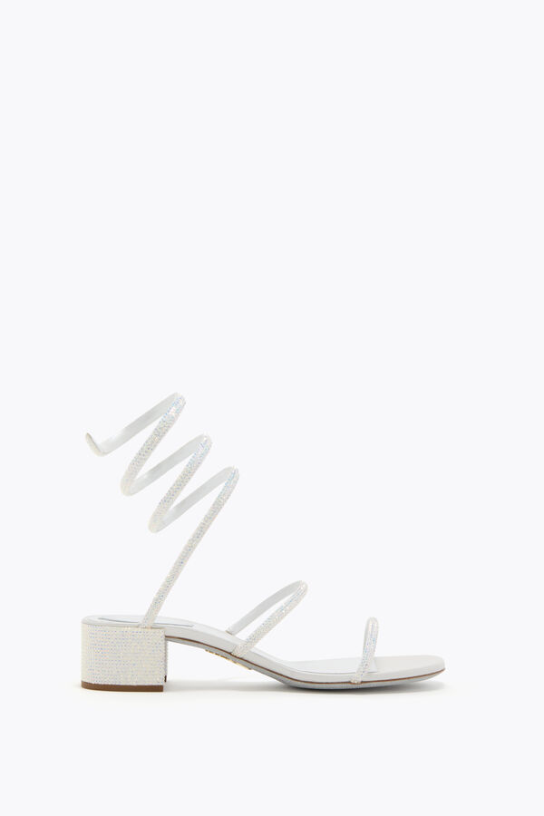 joyas cleo blanco sandalia 40 rene caovilla