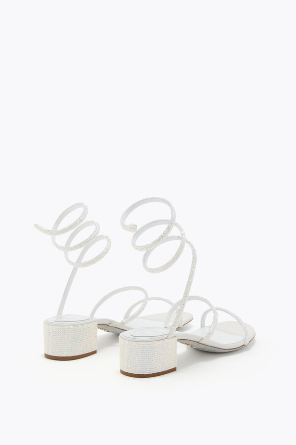 joyas cleo blanco sandalia 40 rene caovilla