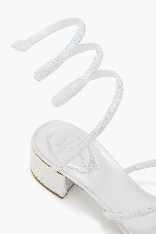 joyas cleo blanco sandalia 40 rene caovilla