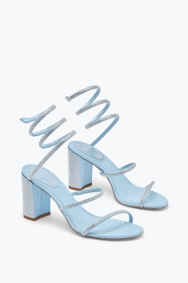 joyas cleo azul pastel sandalia 80 rene caovilla