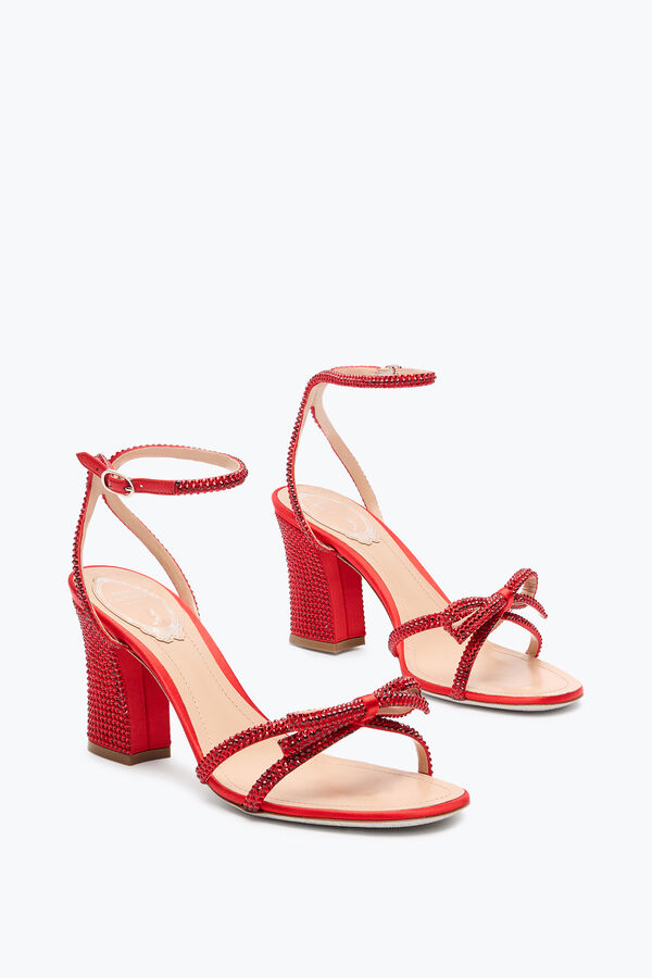 joyas nicole rojo sandalia 80 rene caovilla