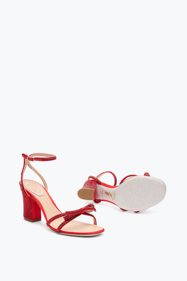joyas nicole rojo sandalia 80 rene caovilla