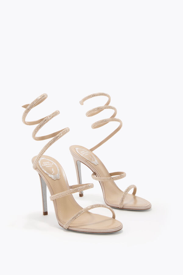 joyas cleo de oro de la sandalia 105 rene caovilla