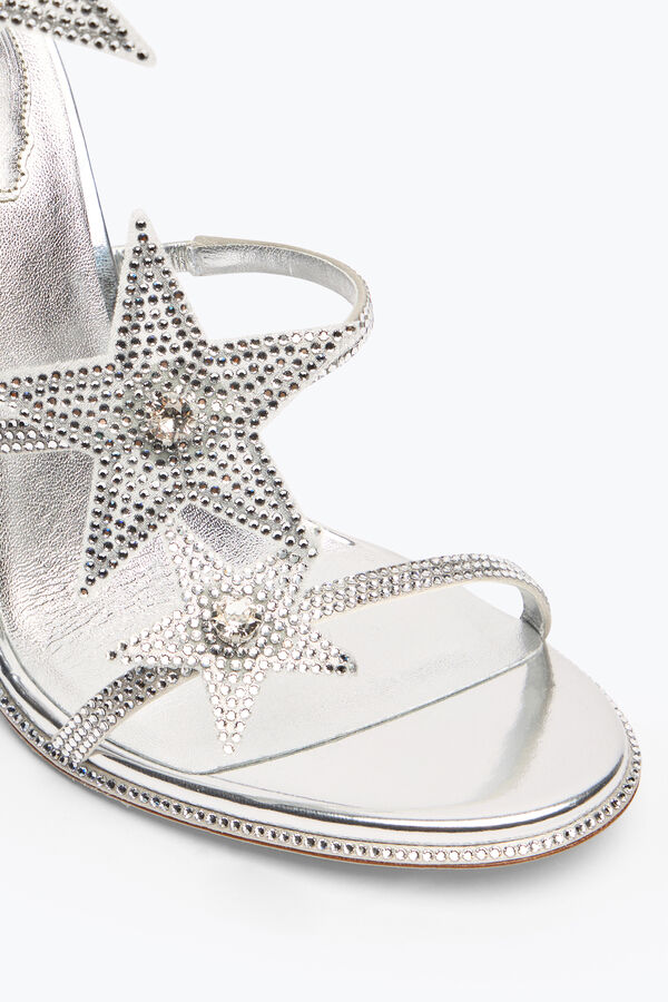 joyas cleo estrella de plata de la sandalia 105 rene caovilla