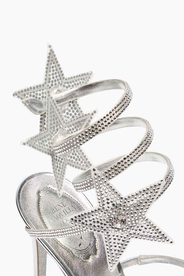 joyas cleo estrella de plata de la sandalia 105 rene caovilla