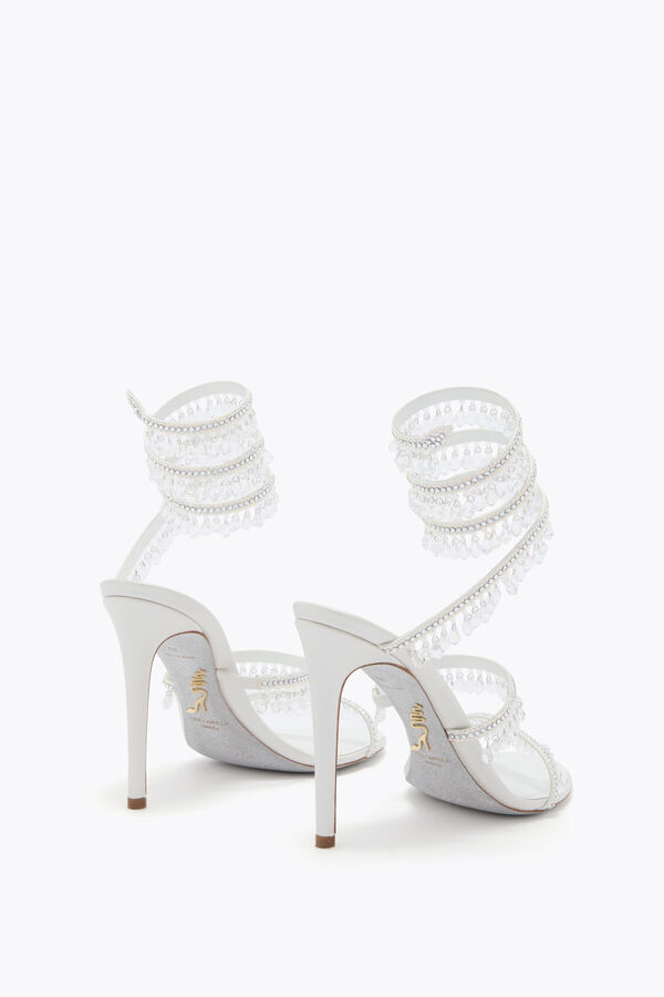 joyas araÑa blanca sandalia 105 rene caovilla