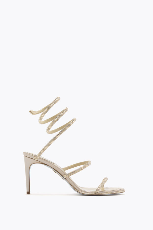joyas cleo champagne sandalia 80 rene caovilla