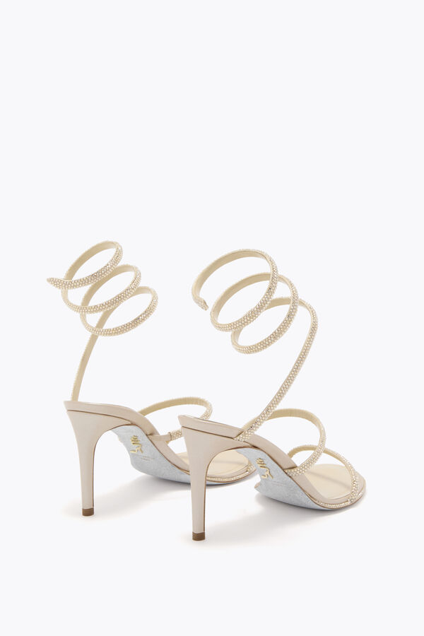 joyas cleo champagne sandalia 80 rene caovilla