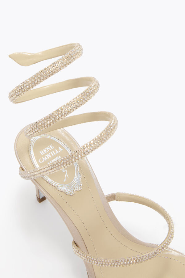 joyas cleo champagne sandalia 80 rene caovilla