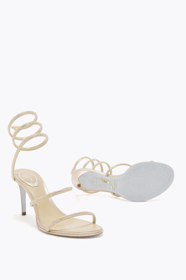 joyas cleo champagne sandalia 80 rene caovilla