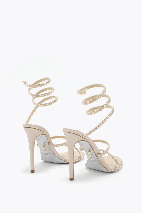 joyas cleo champagne sandalia 105 rene caovilla