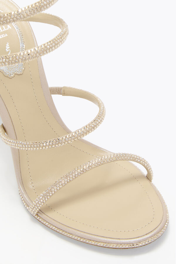 joyas cleo champagne sandalia 105 rene caovilla