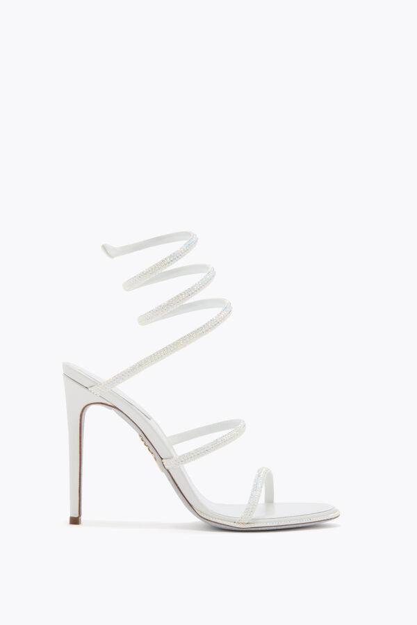 joyas cleo blanco sandalia 105 rene caovilla