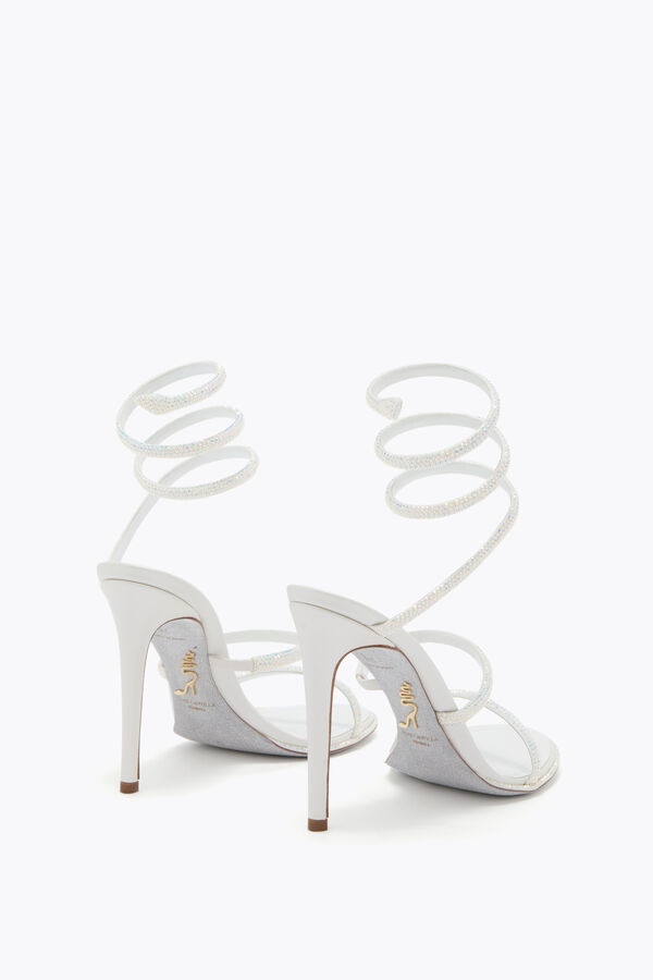 joyas cleo blanco sandalia 105 rene caovilla