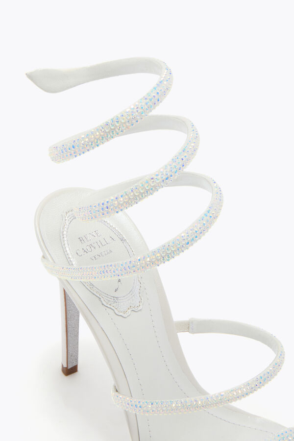 joyas cleo blanco sandalia 105 rene caovilla