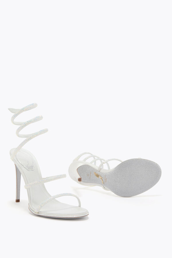 joyas cleo blanco sandalia 105 rene caovilla