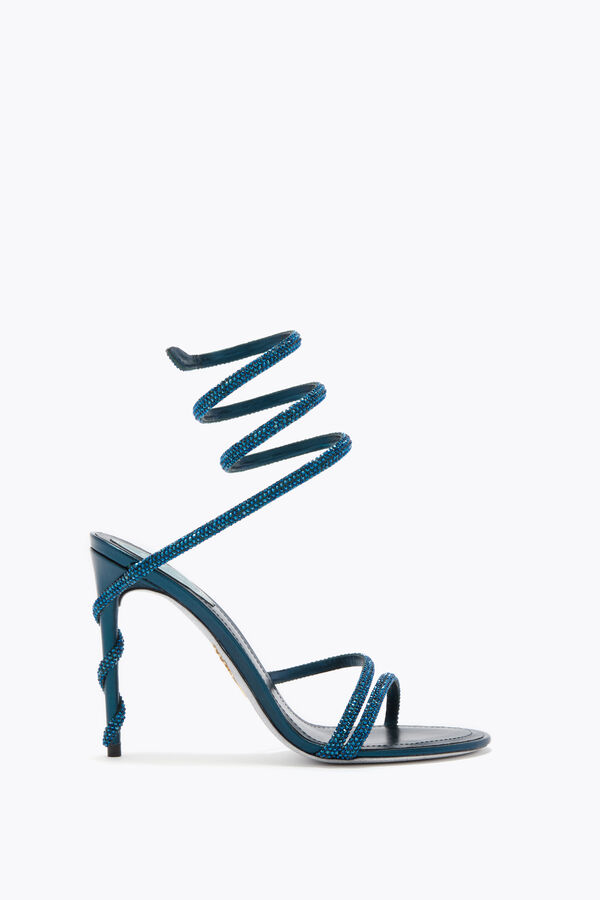 joyas margot teal sandalia 105 rene caovilla