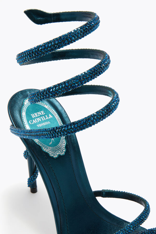 joyas margot teal sandalia 105 rene caovilla