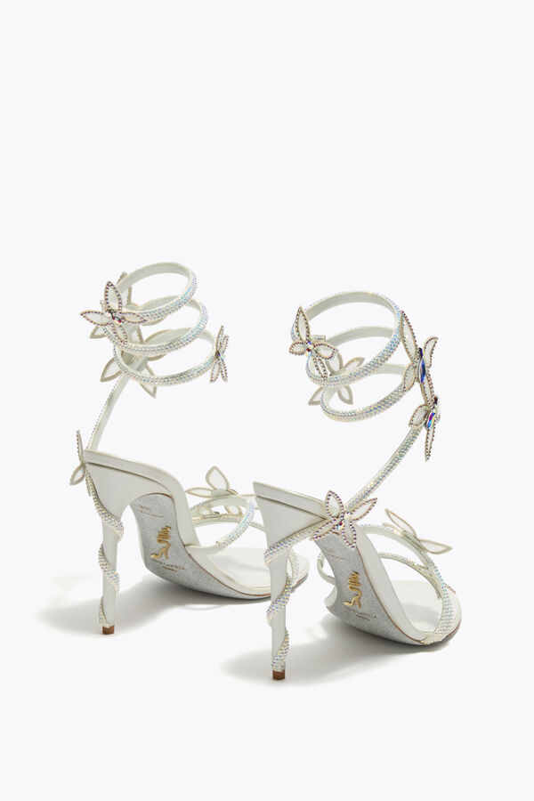 joyas margot blanco sandalia con mariposas 105 rene caovilla