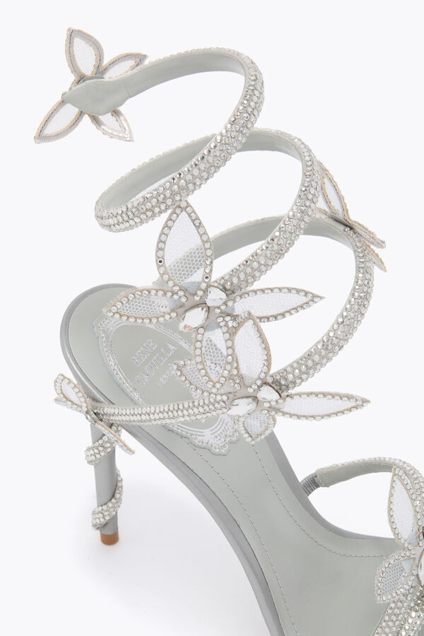 joyas margot plata metÁlica sandalia 105 rene caovilla