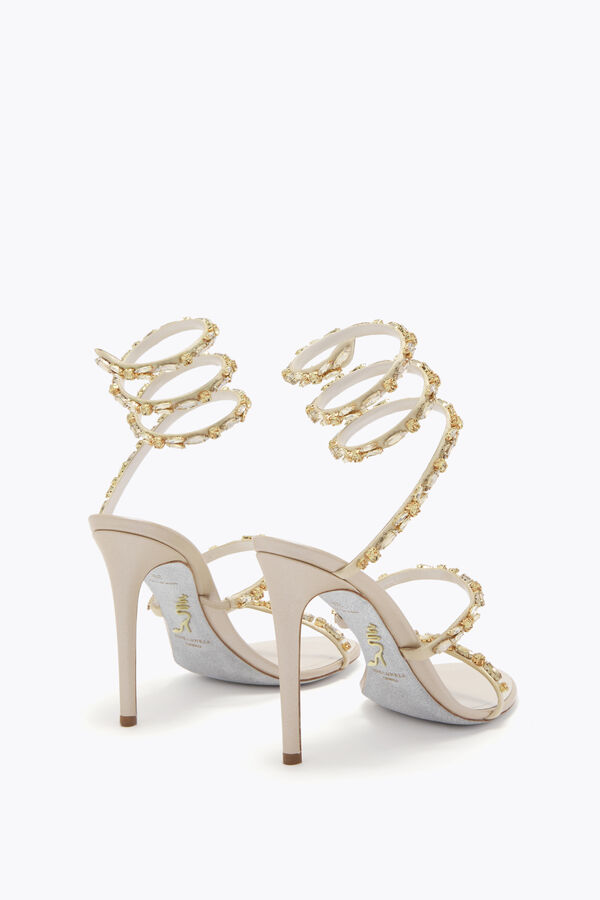 joyas de oro de marfil sandalia 105 rene caovilla