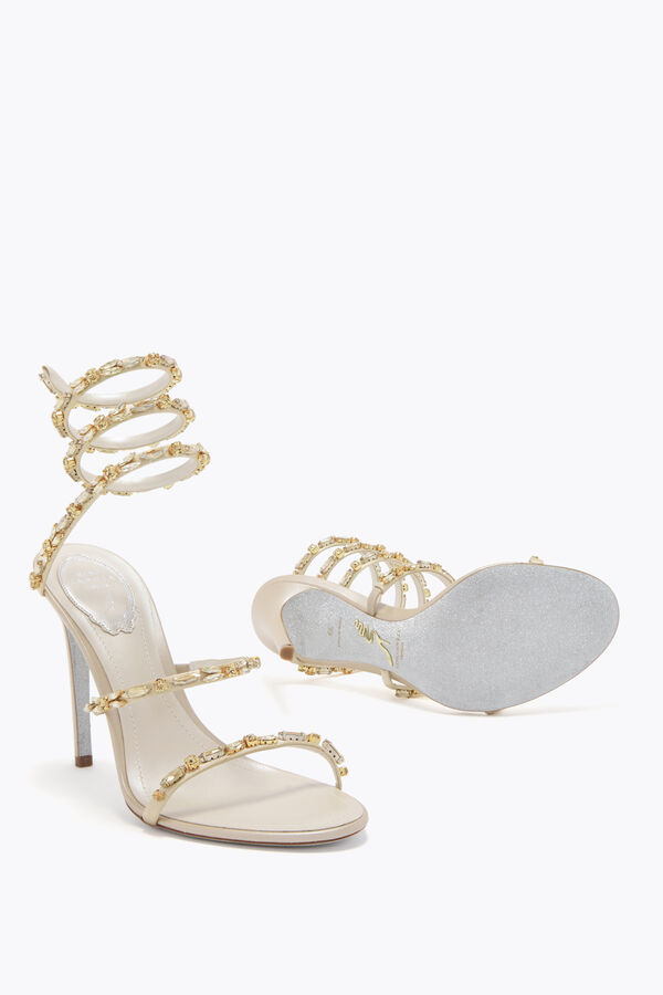 joyas de oro de marfil sandalia 105 rene caovilla
